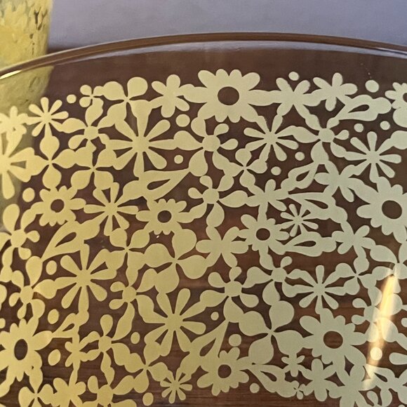 IKEA Godta 4 Dessert Bowls Yellow Flowers France - Picture 3 of 8